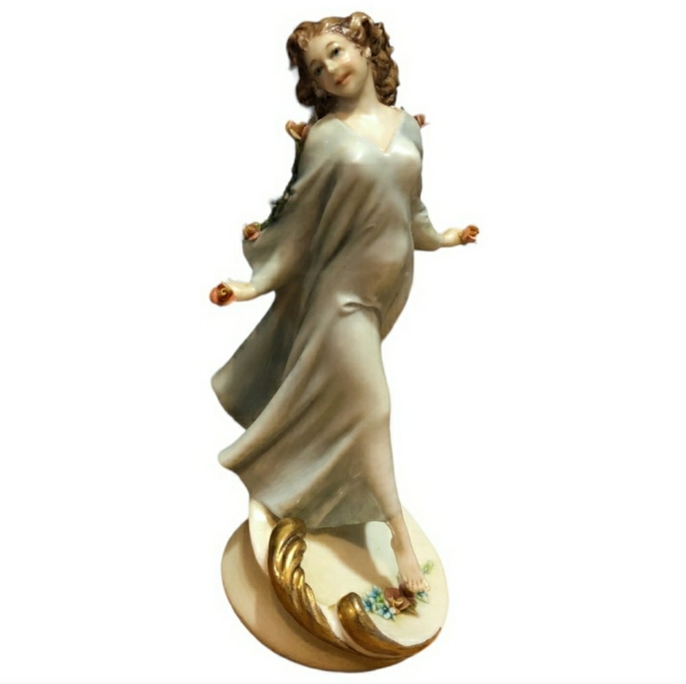 ANTONIO BORSATO Spring Time Porcelain Figurine RARE ANTIQUE